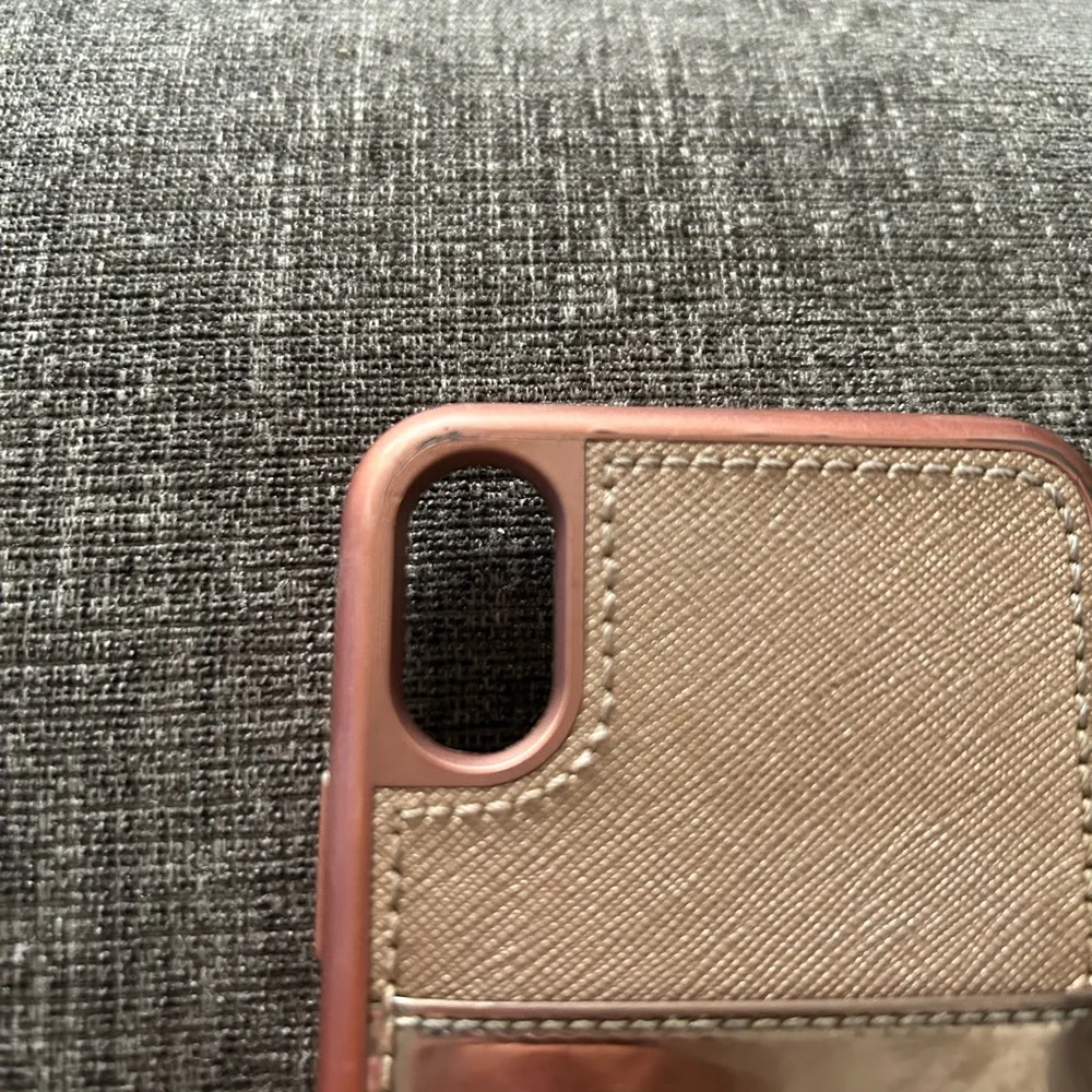Michael Kors iPhone X rose gold case
